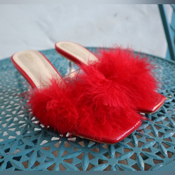 Red Feather Heels - Picture 8 of 8